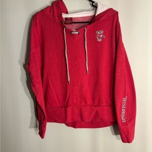 Wisconsin Badger Red Hoodie